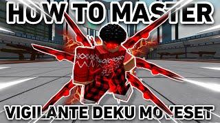 How to MASTER VIGILANTE DEKU'S MOVESET IN Hero's Battleground's