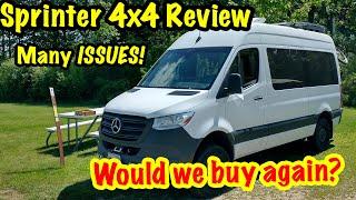 SPRINTER 4x4 | 30k Mile REVIEW. WOULD we BUY a Sprinter 4x4 again with all these issues?
