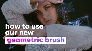 How to use our new Geometric Brush | PicsArt Tutorial