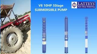 V8 10HP 3 Stage PUMP PERFORMANCE at Kannoj Uttar Pradesh