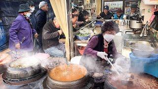 Lots of customers! Rice soup Koreans are crazy about / Korean street food