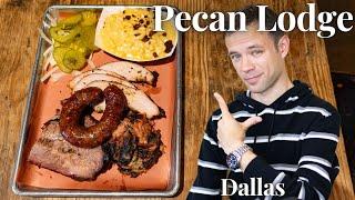 Eating at Pecan Lodge. Dallas. Better BBQ than Terry Black’s?