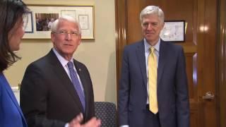 Supreme Court Nominee, Judge Gorsuch, Meets Senator Wicker