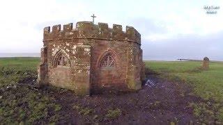 Aerial Video of the Haunted Cockersand Abbey (Near Glasson Dock) in HD