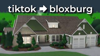 building in bloxburg but i'm following a tiktok video