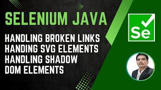 Session 39 - Selenium with Java | Handling Broken Links, SVG Elements, Shadow DOM | 2024 New Series