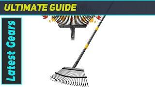 Garden Leaf Rake with 25 Metal Tines: The Best Heavy-Duty Yard Tool