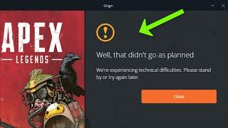 Origin - Well, that didn't go as Planned - We're experiencing Technical Difficulties - Fix - 2022