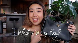 WHAT'S IN MY BAG | Prada Reedition Saffiano Leather