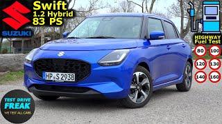 2025 Suzuki Swift 1.2 Hybrid 83 PS  Test Drive | Fuel Consumption & Performance Review