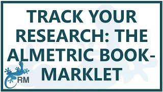 See what your research is doing out there with the Almetric Bookmarklet