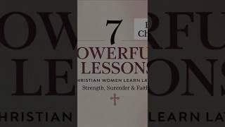 Lessons Christian Women Learn Late