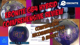 GB4 Hybrid Comprehensive Bowling Ball Review - Ebonite's New House Shot Killer!