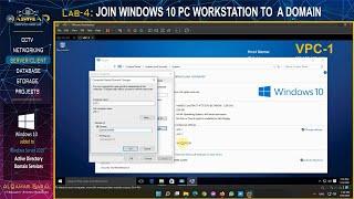 Server Lab - JOIN WINDOWS 10 PC TO A DOMAIN