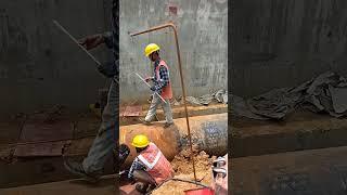 #ug pipe # 40" Dia # welder position # Hot work # hse safety first # cooling tower line#