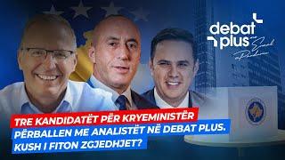 TRE KANDIDATËT PËR KRYEMINISTËR PËRBALLEN ME ANALISTËT NË DEBAT PLUS. KUSH I FITON ZGJEDHJET?