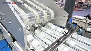 Non Stop Toilet Tissue Paper and Kitchen Towel Paper Converting Machine Production Line