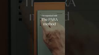 Heard of the PARA Method?