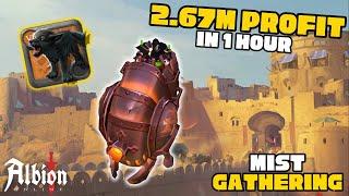 Gathering 2.67m Silver Profit in the Mist | Albion Online