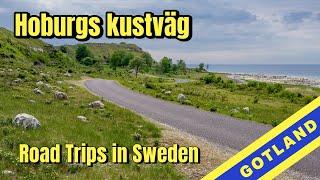 Hoburgs kustväg Gotland Sweden. Road trips in Sweden for car, motorhome and motorcycle.