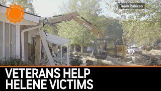 Veterans from Team Rubicon Still Helping Hurricane Helene Victims