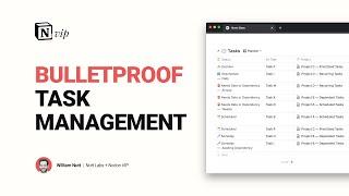 Bulletproof Task Management in Notion