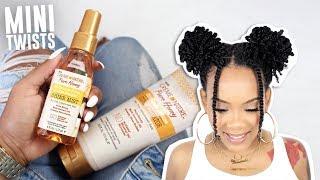 MINI TWISTS + SPACE BUNS (CREME OF NATURE) | YOLANDA RENEE