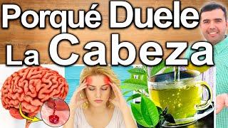 7 CAUSAS Y CÓMO CURAR LOS DOLORES DE CABEZA - Porqué Duele Y Cómo Solucionar Las Migrañas