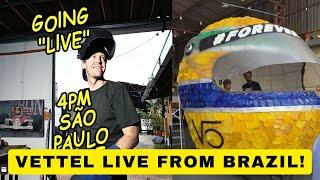 F1 Champion Sebastian Vettel Live From Sao Paulo Ahead Of The Brazil GP!