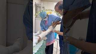 I did a plaster today full doctor feeels #internship #doctor #medicalstudent #minivlogshorts