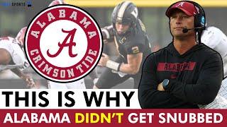 This Is Why Alabama Football Did Not Get Snubbed From The College Football Playoffs