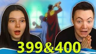 RAYLEIGH  & GOL D ROGER  One Piece Ep 399 & 400 REACTION & REVIEW