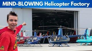 Look INSIDE where Robinson Helicopters are Made. R22, R44 & R66