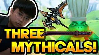 I Got Three MYTHICALS In One Day! - Blox Fruits