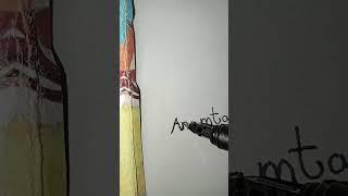 written beautiful anamta name ️️️️ # subscribe please 
