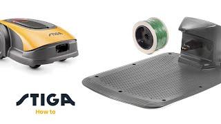 How to install the wire for your STIGA G wire-guided robotic lawn mower