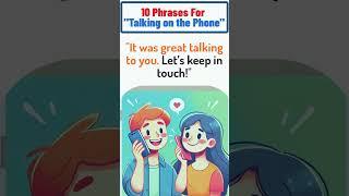 10 Phrases for Talking on the Phone #shortsfeed #shorts #learnenglish #english #englishlanguage