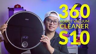 360 Robot Vacuum Cleaner S10 - Triple-eye LiDARs | 3300Pa Strong Suction | Huge 5000mAh battery