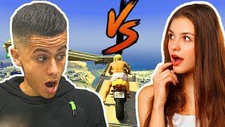 UNE FILLE M'AFFRONTE SUR GTA 5 ! (Elle est forte)