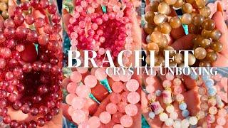 Crystal Bracelet Unboxing | 23 different bracelet styles