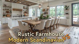 Rustic Farmhouse Meets Modern Scandinavian: The Perfect Home Design Fusion