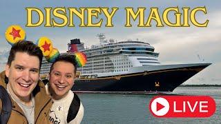 Embarkation LIVE FROM THE DISNEY MAGIC| Embarking Disney Cruise Line