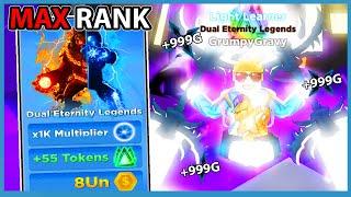 Unlocked Dual Eternity Legends Evolution & Every Power in Roblox Ninja Legends 2