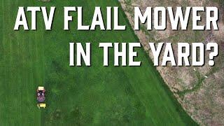 How well does the Rammy ATV Flail Mower do when mowing the yard?