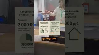 Инструкция,как вернуть налоговый вычет 650тыс #недвижимость #дизайнинтерьера #двухкомнатная #ипотека