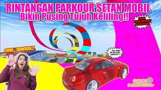 RINTANGAN PARKOUR SETAN MOBIL!! BIKIN JUNGKIR BALIK GAK KARUAN!! SAKURA SCHOOL SIMULATOR - PART 405