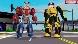 Transformers Olduk ! - Roblox Brookhaven