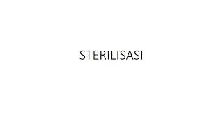 Sterilisasi