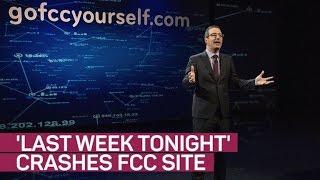 'Last Week Tonight' takes on the FCC, crashes its site (again) (CNET News)