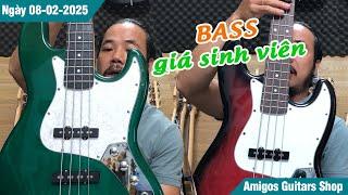 GIÁ CỰC TỐT - Guitar BASS đa dạng mẫu mã, rất đẹp | Ngày 08-2-2025 | Amigos Guitars Shop